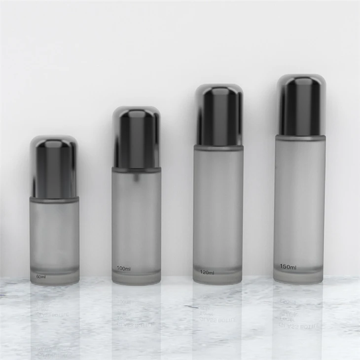 Botol pompa kosmetik kaca